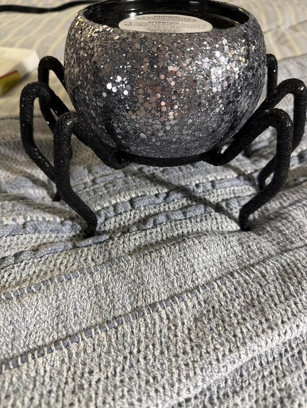 Bath & Body Works Bling Spider 3-Wick Candle Holder – 2025 Halloween Edition,
